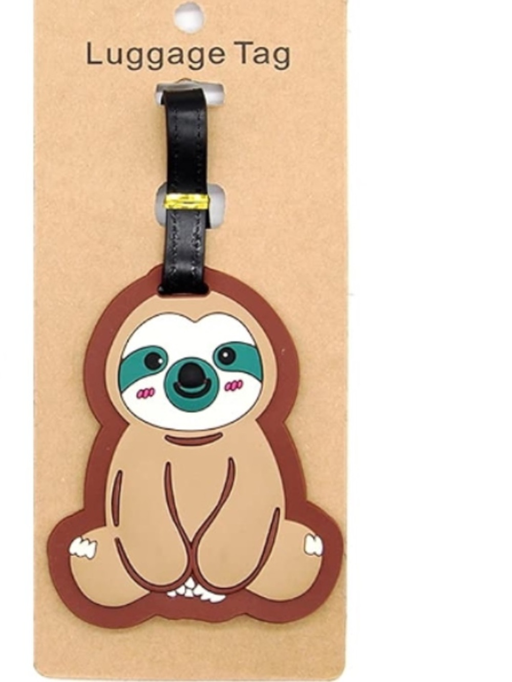 Sloth silicone luggage tags set of two 🆕 - Picture 8 of 10